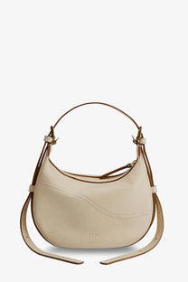 ATP Atelier Women's Silea Mandorla Leather Crossbody Bag Gold