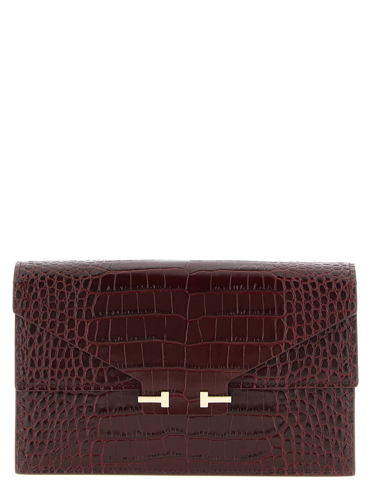 Tom Ford Aube Mini Clutch Red