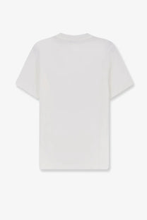 Autry men’s white cotton t-shirt with a simple crew neck and short sleeves for casual wear