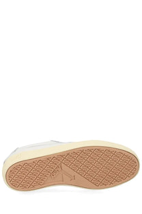 Autry women’s sneaker Windscape Low white slip-on with beige accents and textured rubber sole featuring embossed logo