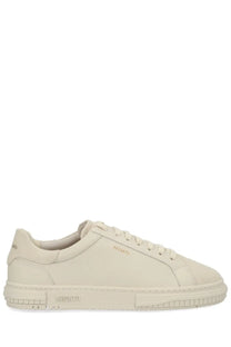 Axel Arigato men’s atlas sneaker white cream-colored leather low-top sneaker with minimalist design and subtle branding