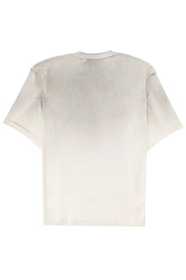 Axel Arigato men’s off-white cotton t-shirt with a relaxed fit and subtle texture minimalist style