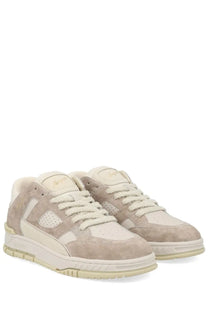 Axel Arigato men’s sneaker area beige low-top sneakers in beige suede and white leather with chunky rubber sole