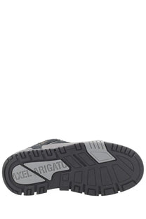 Black and gray Axel Arigato men’s sneaker Area sole with textured rubber tread pattern for enhanced grip