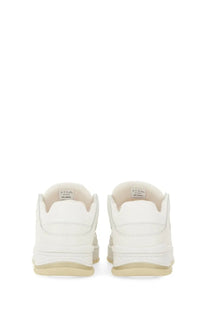 Axel Arigato men’s sneaker Area white leather with chunky sole and minimalist design front view