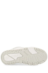 Axel arigato men’s sneaker area white with a white rubber sole embossed with velarigati branding