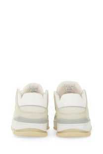 Axel Arigato women’s sneaker lo area white cream chunky sneaker with layered sole and subtle gray accents