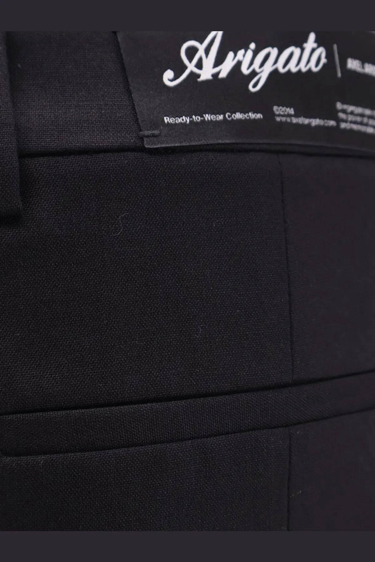 Axel Arigato women’s black wool blend trousers with structured tailored design from the ready-to-wear collection