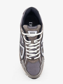 Dior Men's Countdown Sneaker in Suede and Technical Mesh Grey