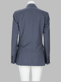 Golden Goose Women's Baby Blue Double Breasted Blazer Grey