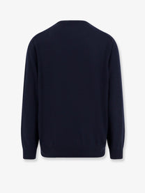 Loro Piana Men's Baby Cashmere Sweater Blue, view 2