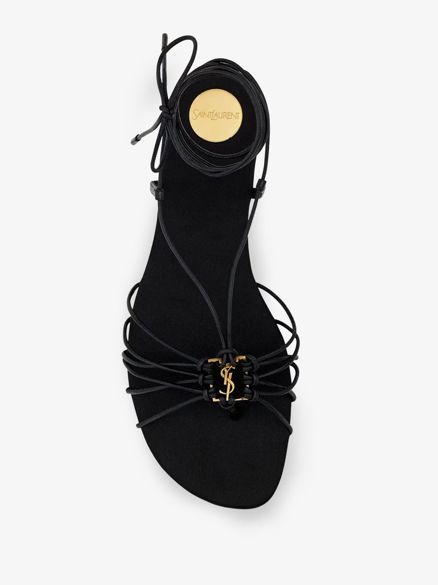 Saint Laurent Women's Babylone Sandals Black