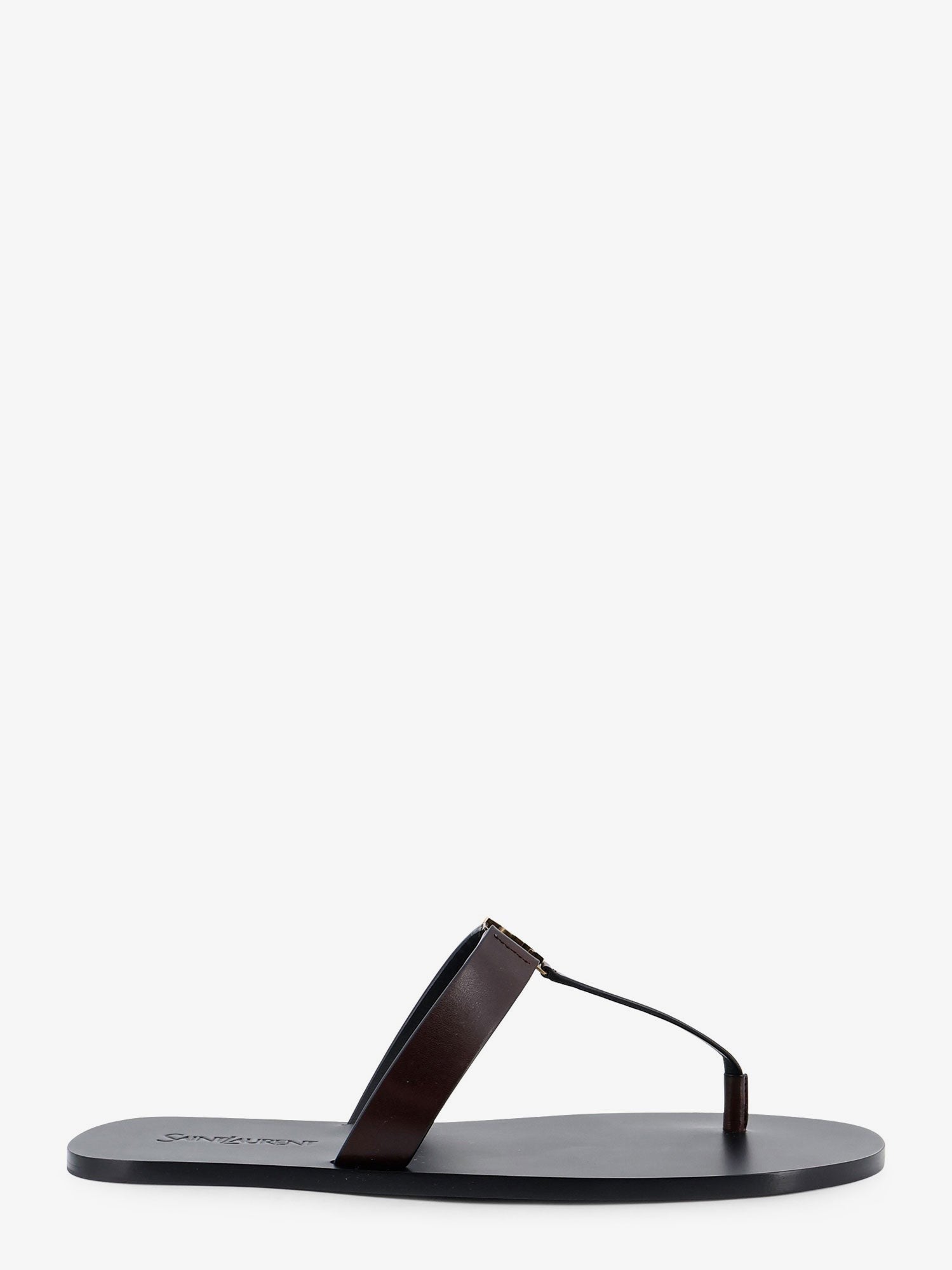 Saint Laurent Men's Babylone Sandals Brown