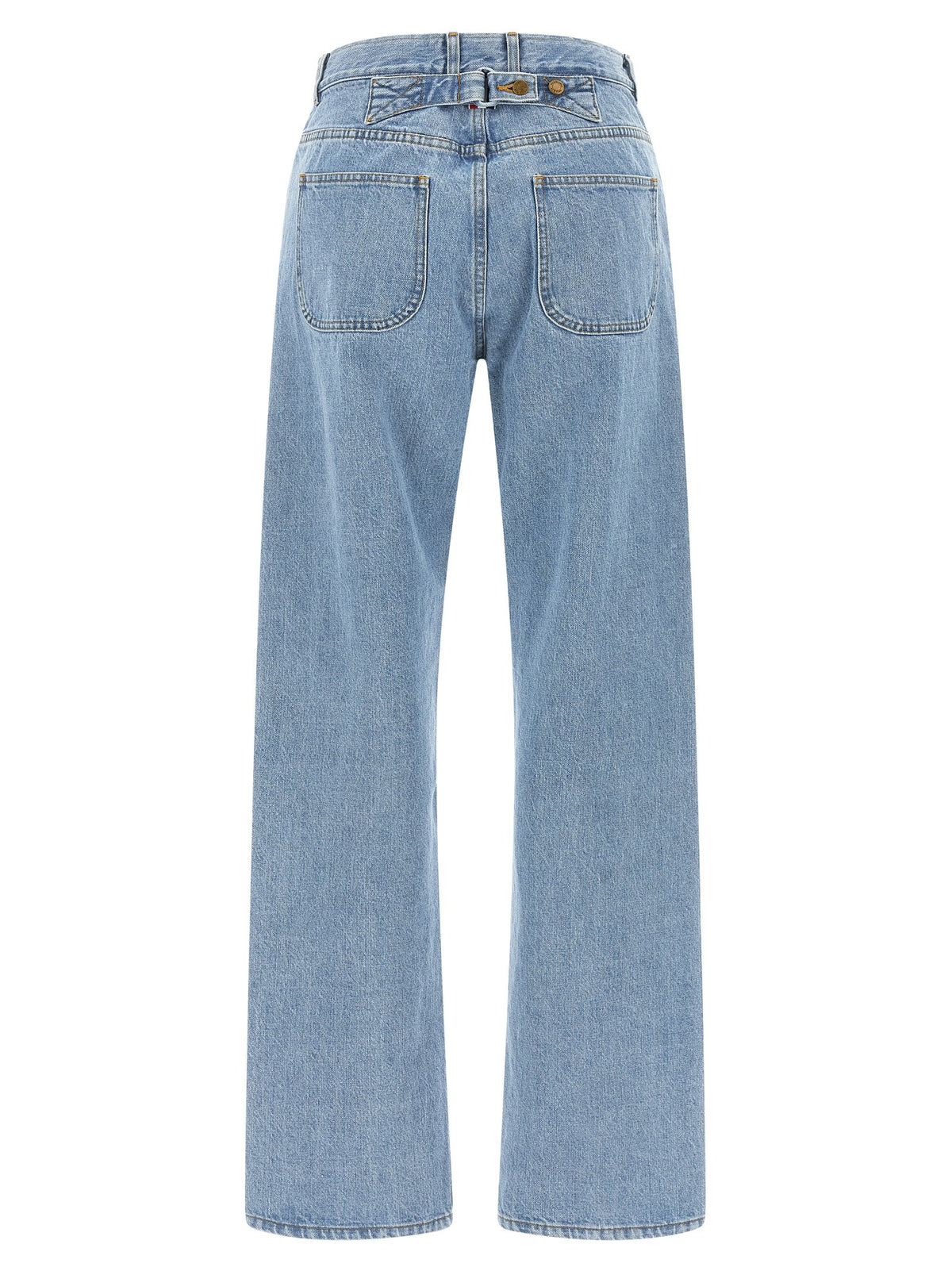 Thom Browne Back Martingale Jeans Blue