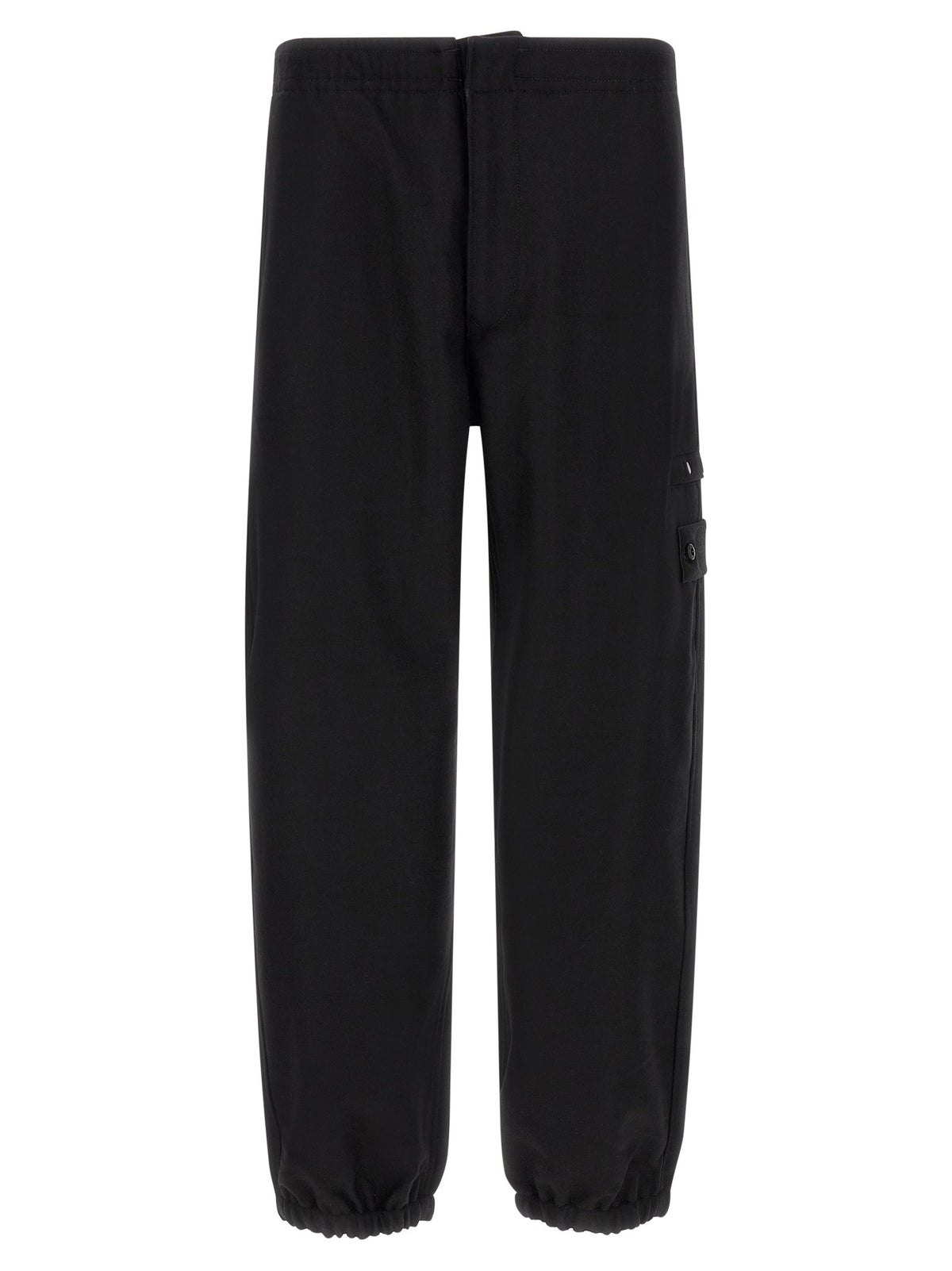 Stone Island Badge Stone Island Ghost Cargo Pants Black