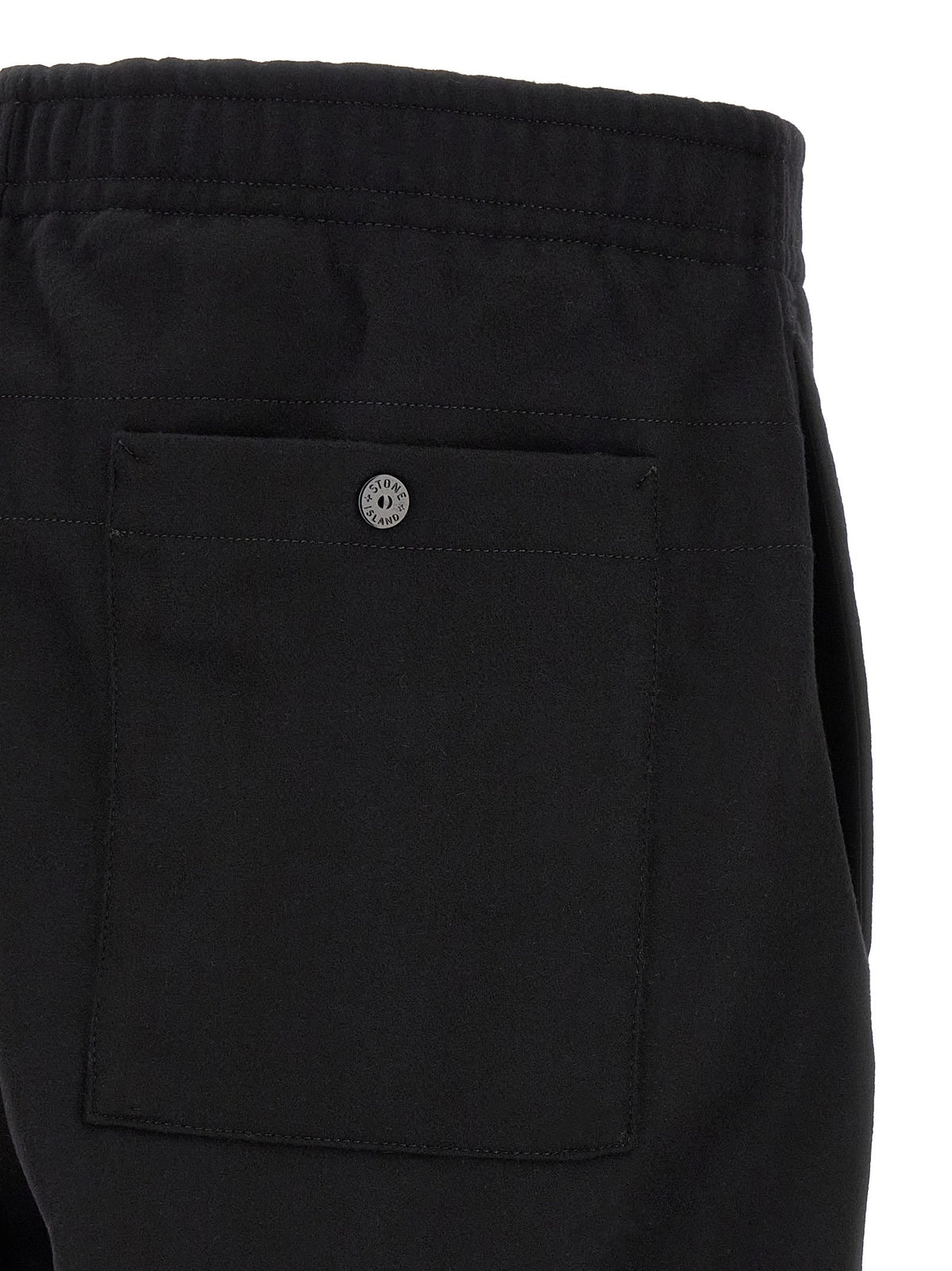 Stone Island Badge Stone Island Ghost Cargo Pants Black