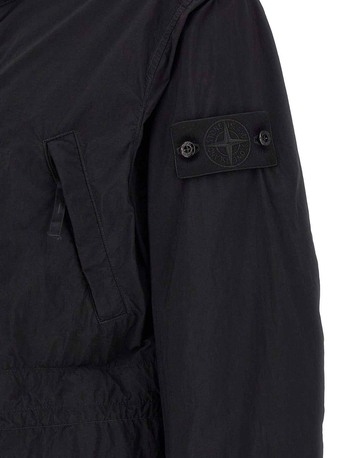 Stone Island Badge Stone Island Ghost Jacket Black