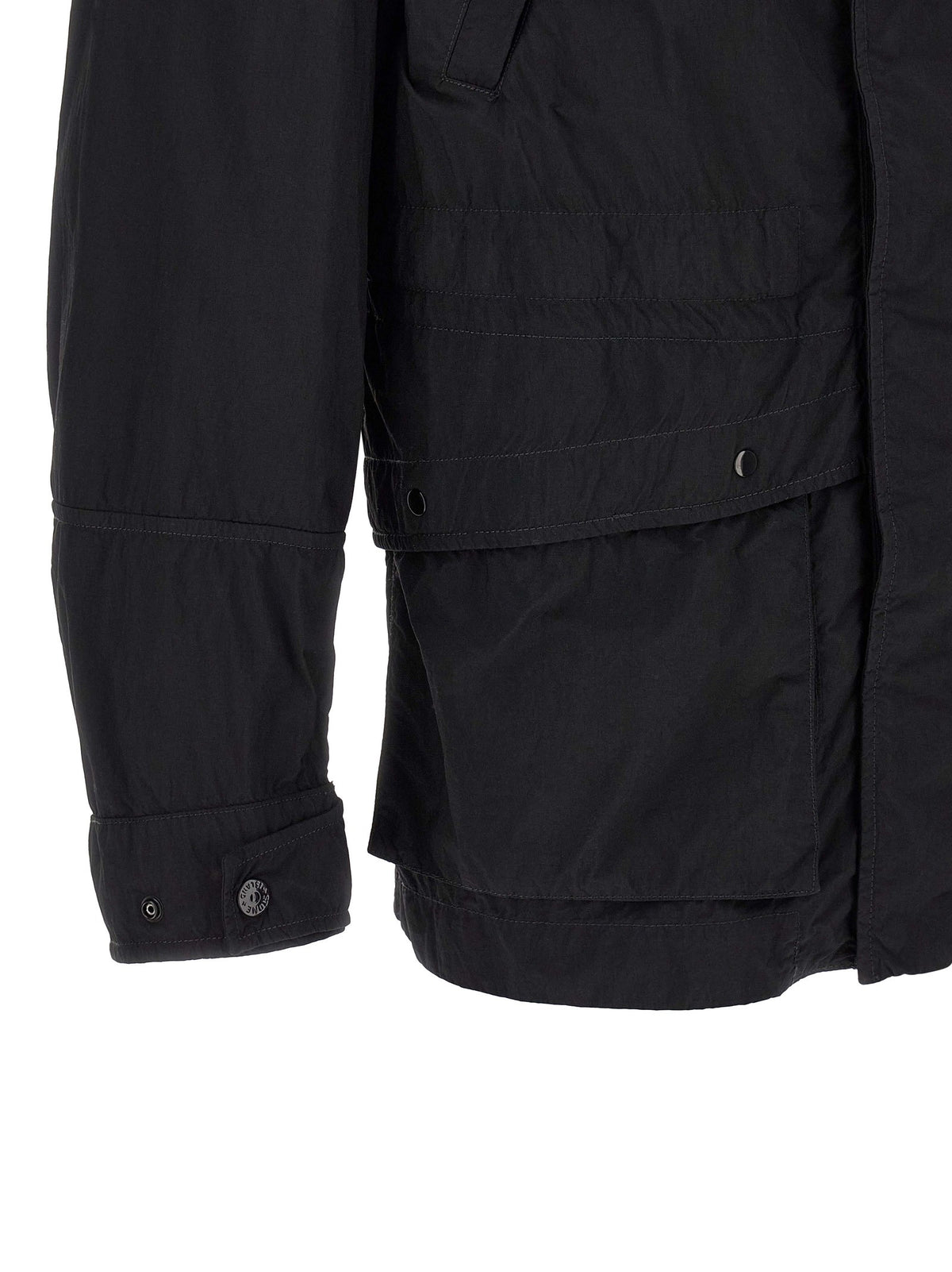 Stone Island Badge Stone Island Ghost Jacket Black