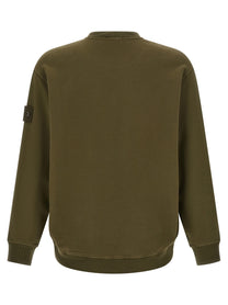 Stone Island Badge Stone Island Ghost Sweatshirt Green