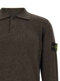 Stone Island Badge Stone Island Polo Shirt Brown