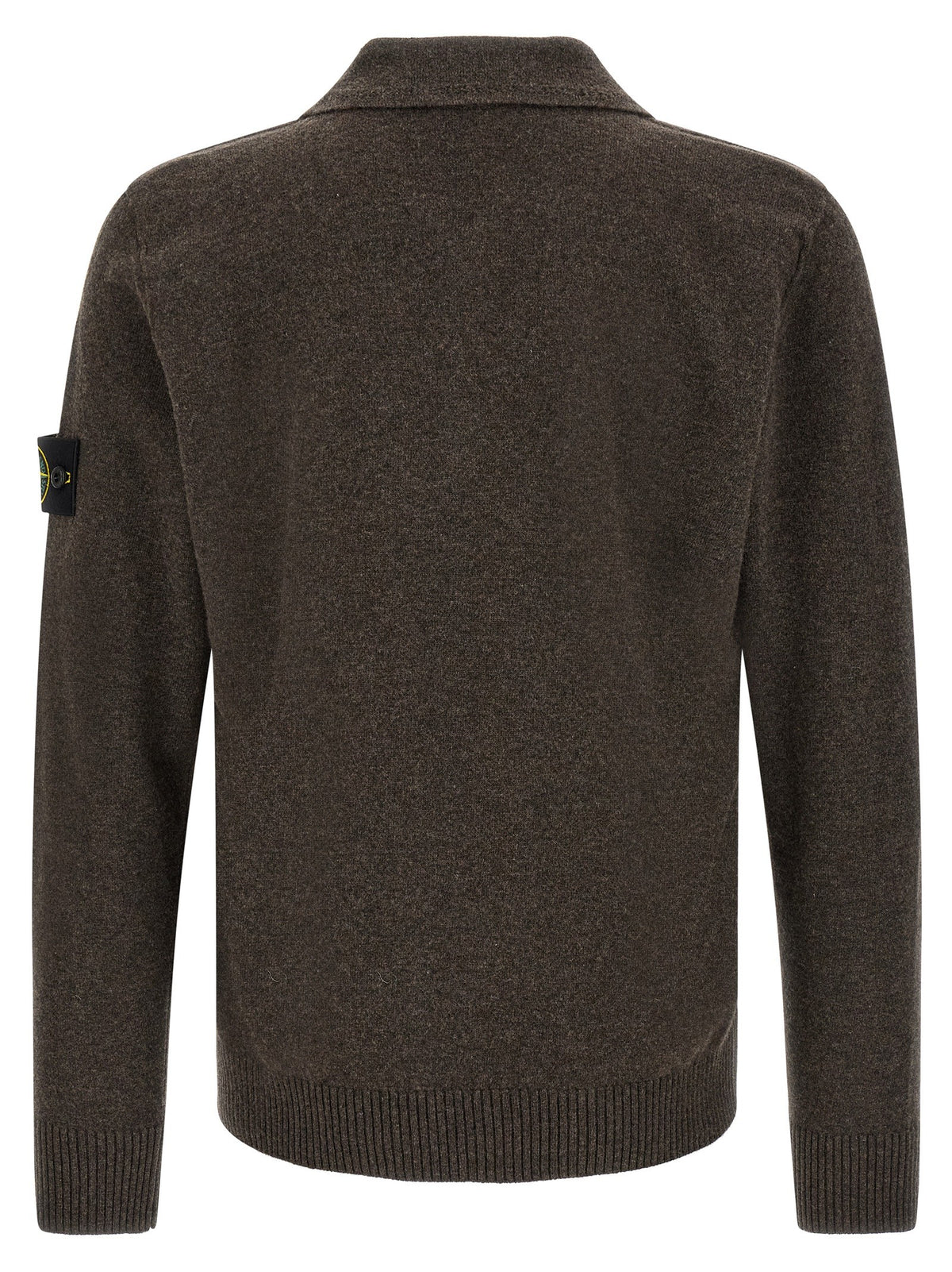 Stone Island Badge Stone Island Polo Shirt Brown