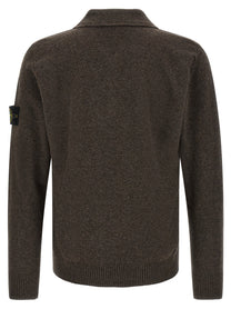Stone Island Badge Stone Island Polo Shirt Brown