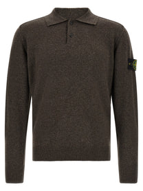 Stone Island Badge Stone Island Polo Shirt Brown