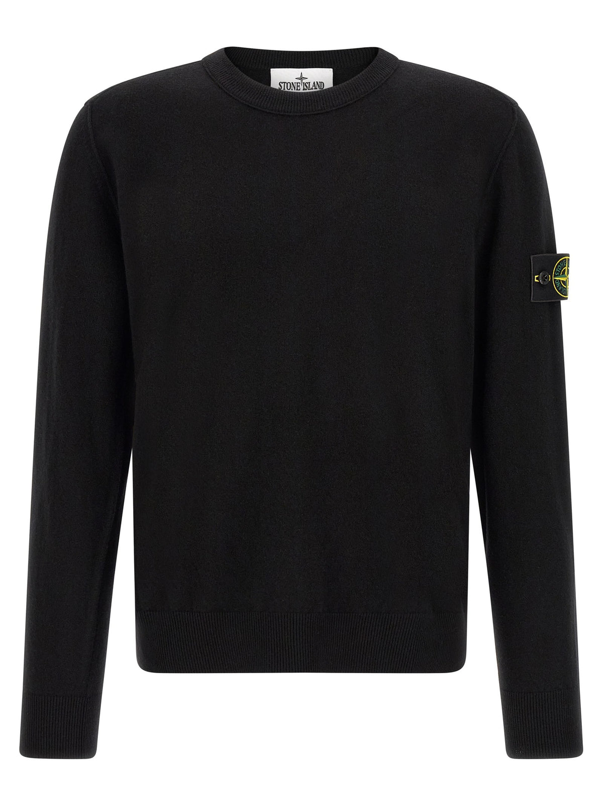 Stone Island Badge Stone Island Sweater Black