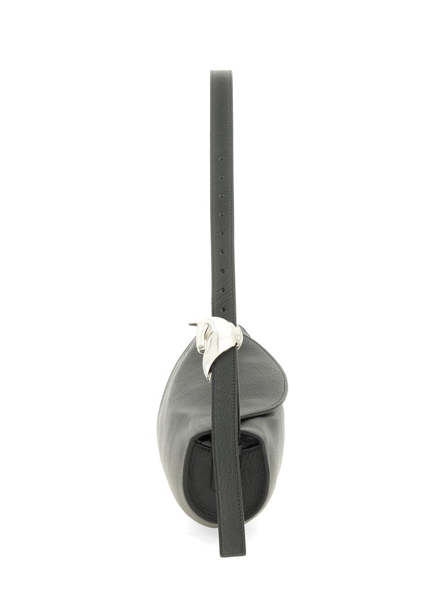 Burberry Women's Bag Horn Large Black