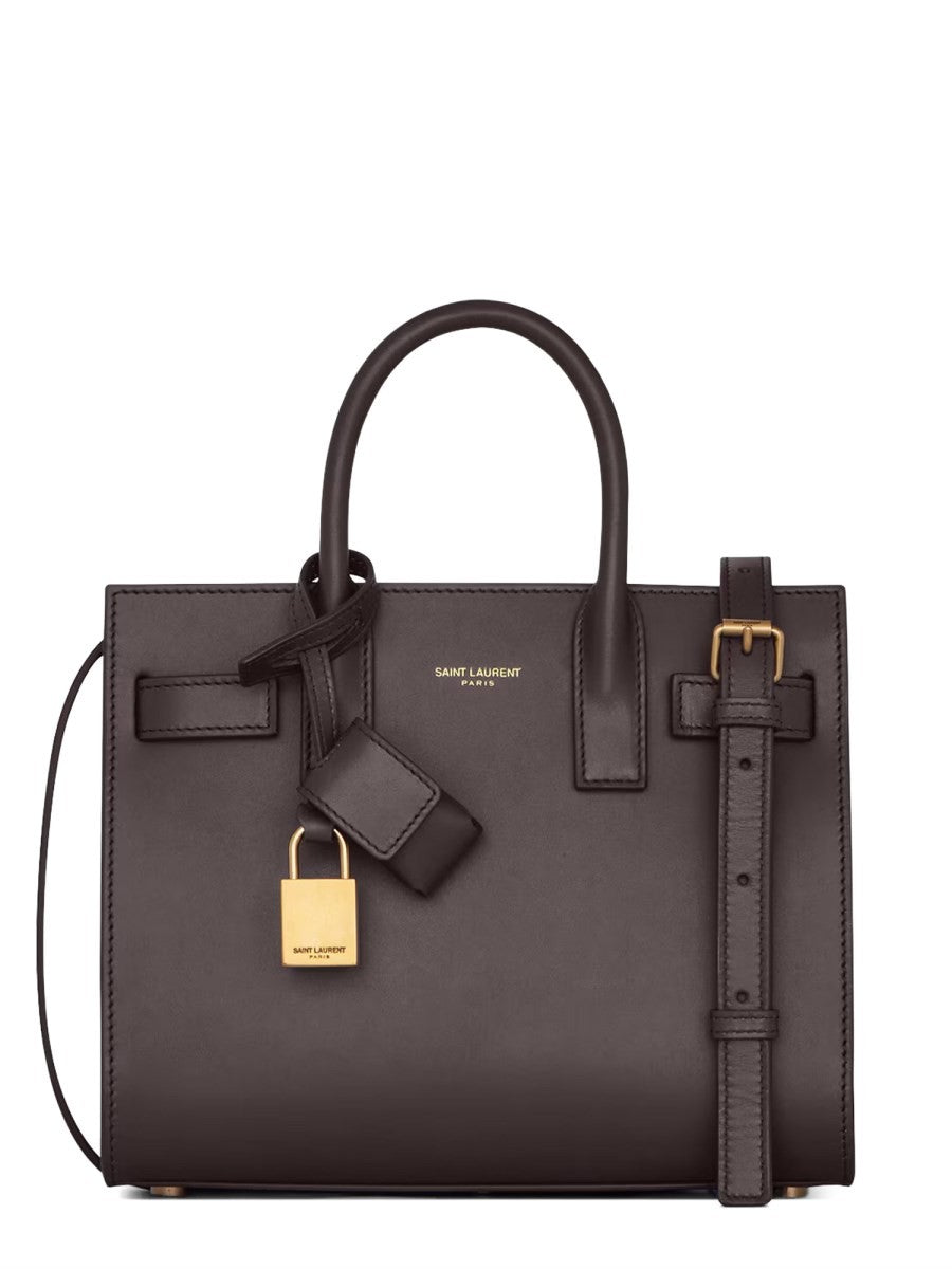 Saint Laurent Women's Bag Sac DE Jour Nano Brown