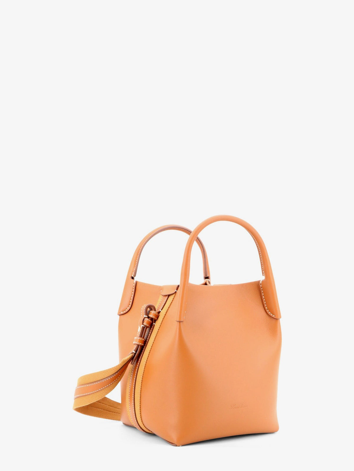 Loro Piana Women's Bale Small Leather Handbag Beige