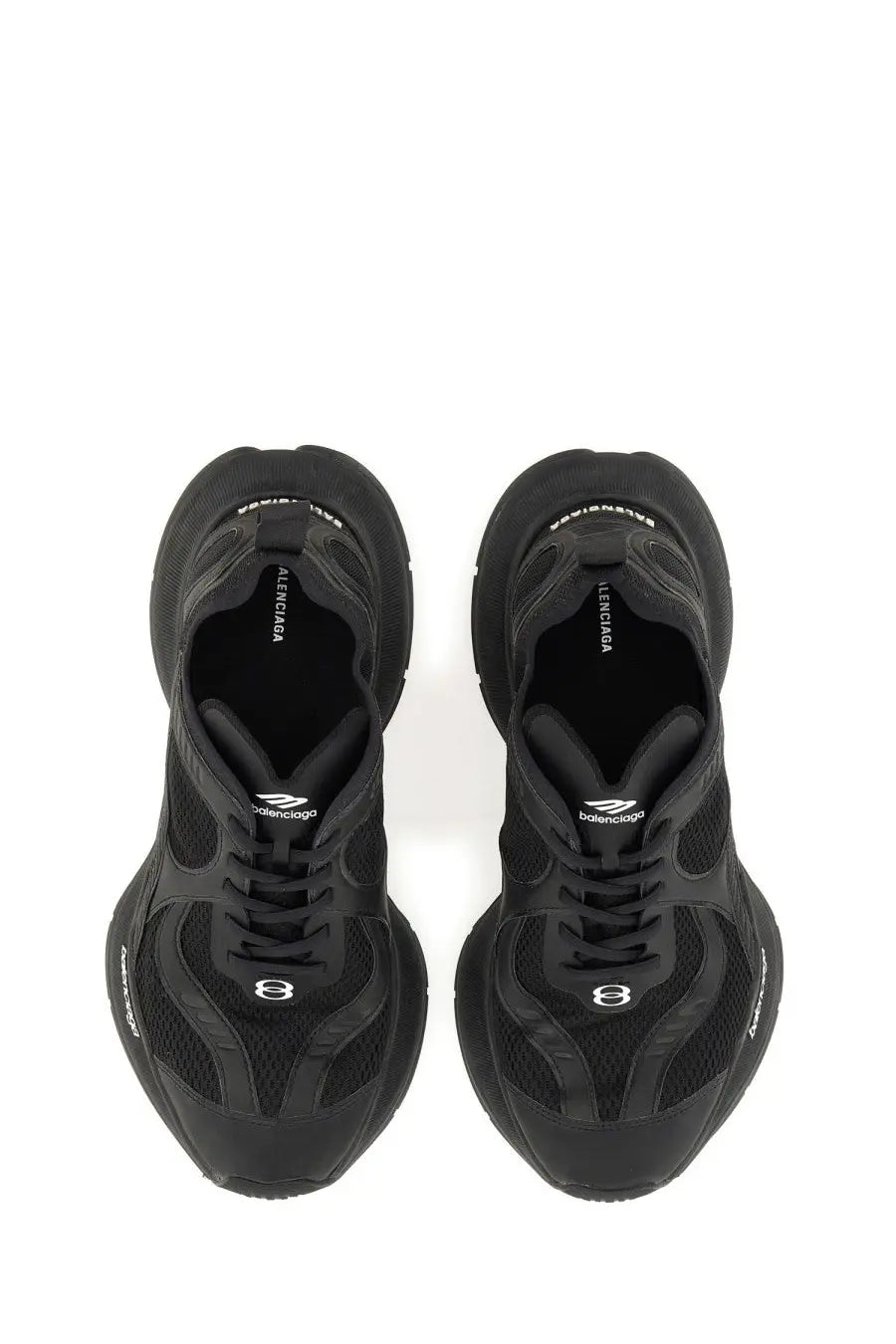 Balenciaga men’s circuit sneaker black with chunky futuristic design and breathable mesh detailing