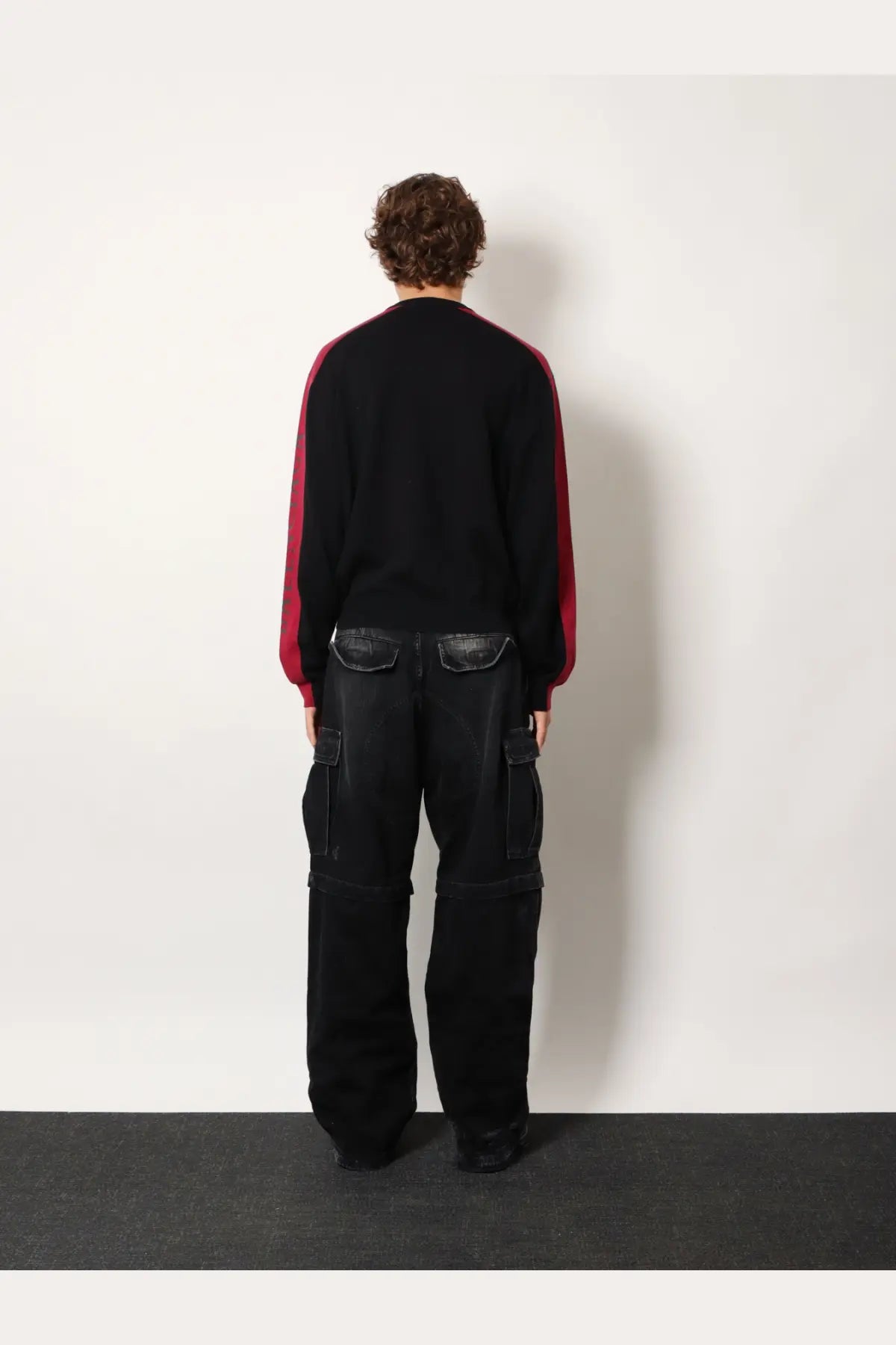 Balenciaga Men's Cotton Sweater Black