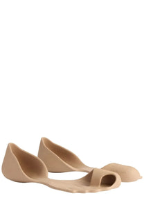 Beige balenciaga men’s sneaker zero minimalist slip-on sandals with sleek molded design and toe-post detail