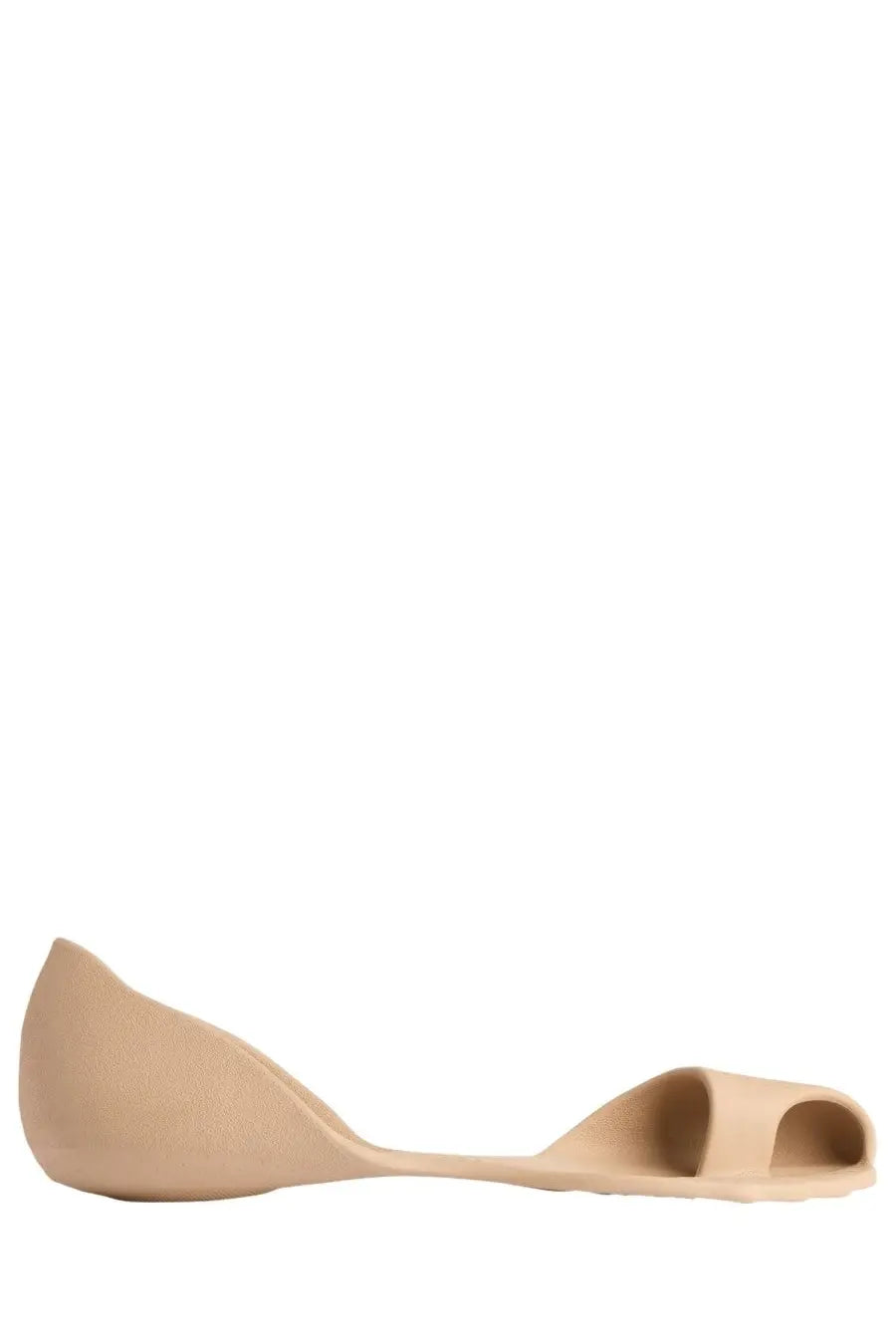 Balenciaga men’s sneaker zero beige rubber flip-flop with sleek minimalist design and open-toe silhouette