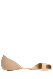 Balenciaga men’s sneaker zero beige rubber flip-flop with sleek minimalist design and open-toe silhouette