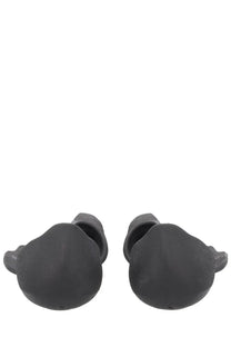 Balenciaga men’s sneaker zero black featuring black silicone earplugs with smooth rounded design