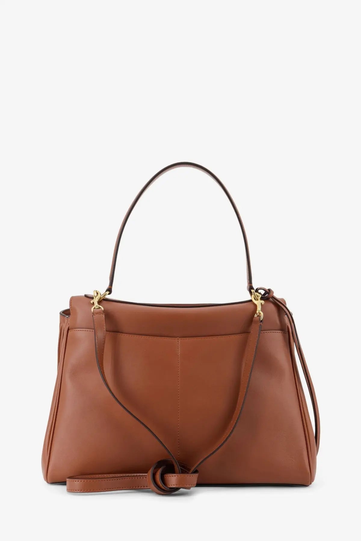 Balenciaga women’s rodeo beige tan leather crossbody bag with gold hardware and detachable shoulder strap