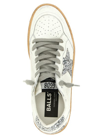 Golden Goose Ball Star Sneakers Silver, view 5