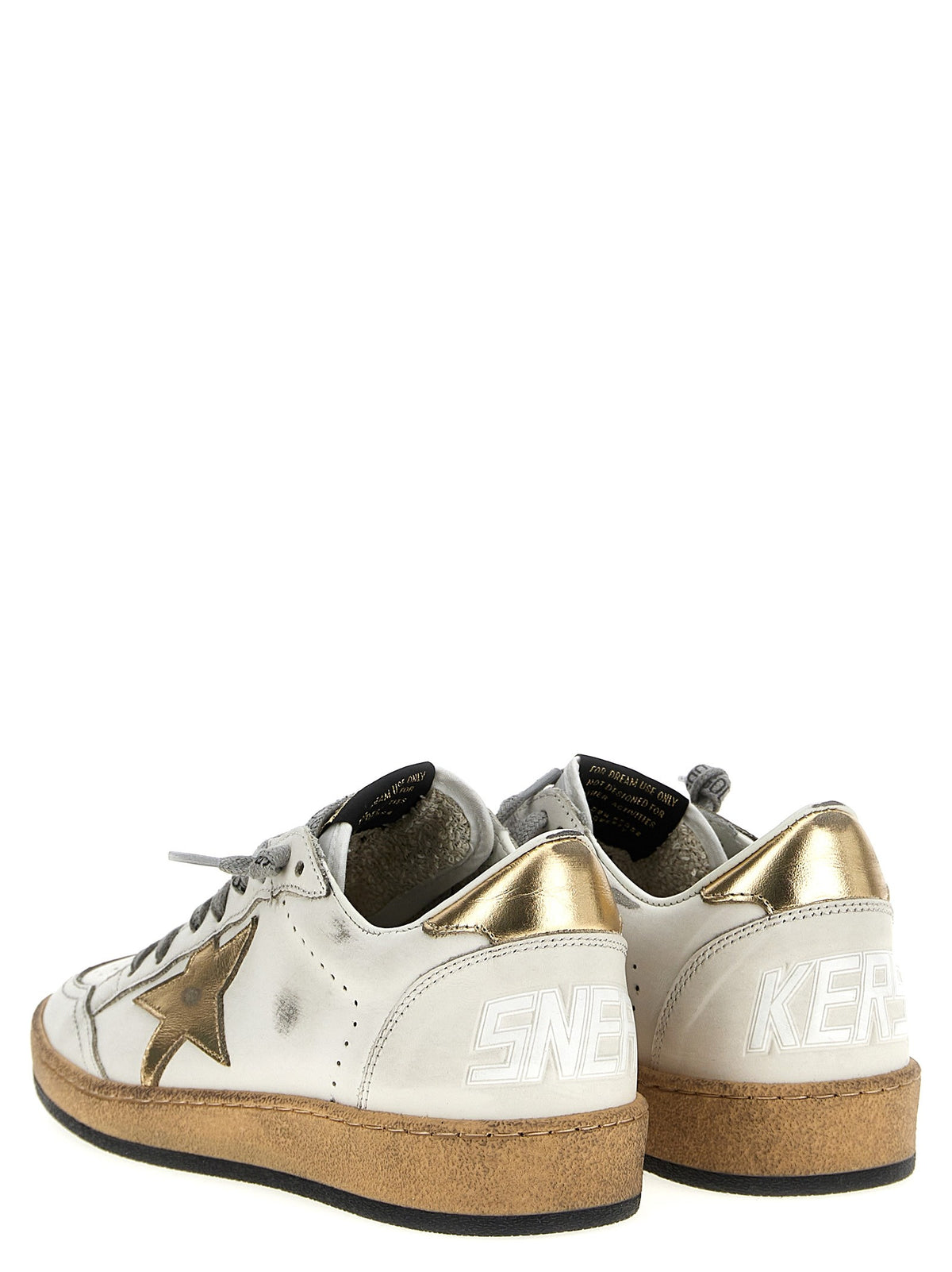 Golden Goose Ball Star Sneakers Gold