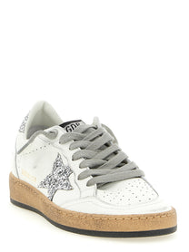 Golden Goose Ball Star Sneakers Silver, view 3