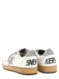Golden Goose Ball Star Sneakers Silver, view 2