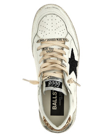 Golden Goose Ball Star Sneakers Gold