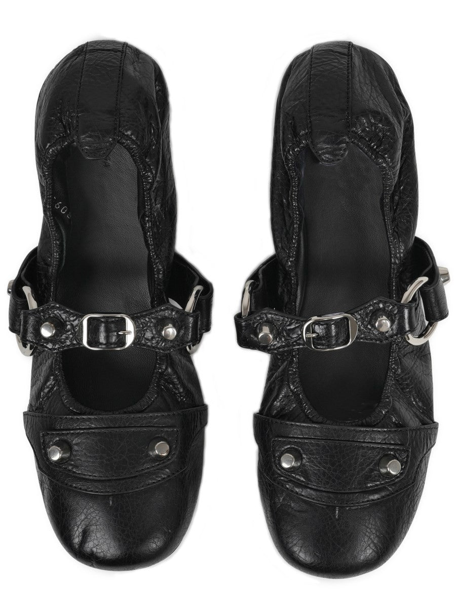 Balenciaga Women's City Ballet Flats Black, view 5