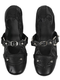 Balenciaga Women's City Ballet Flats Black, view 5