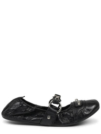 Balenciaga Women's City Ballet Flats Black