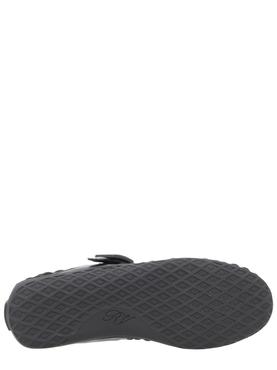 Roger Vivier Women's Ballerina Viv Low Black