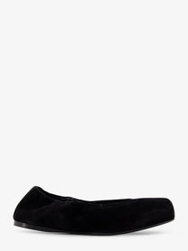 ALAÏA Women's Ballet Flats Suede Ballerinas Black