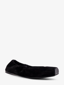ALAÏA Women's Ballet Flats Suede Ballerinas Black