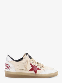 Golden Goose Men's Ballstar Leather Sneakers White